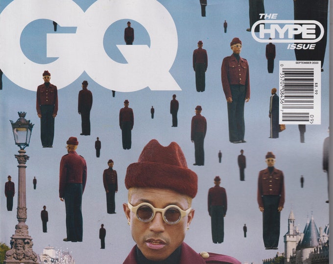 GQ September 2023 Pharrell Descends on Paris, THe Hype Issue  (Magazine: Men's)