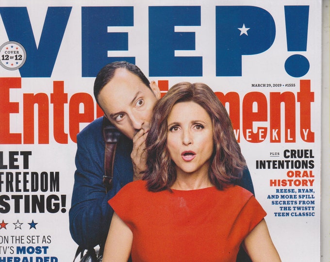 Entertainment Weekly March 29, 2019 Veep Julia Louis-Dreyfus and Tony Hale - Let Freedom Sting!  (Magazine: Entertainment)