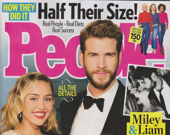 People January 14, 2019 Miley Cyrus & Liam Hemsworth Surprise Wedding  (Magazine, Celebrities)