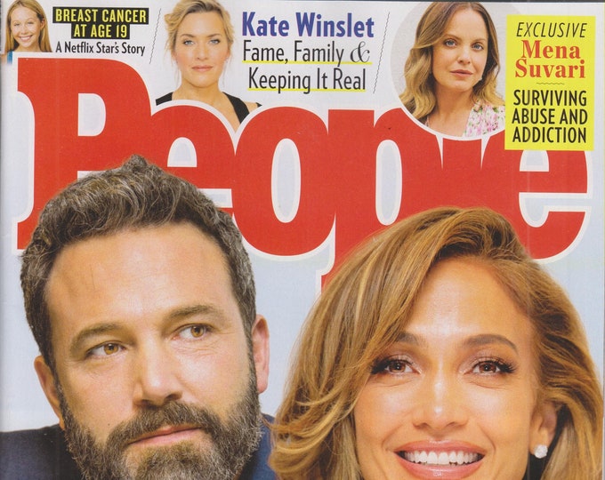 People August 2, 2021 Ben Affleck and Jennifer Lopez A Second Chance At Love!   (Magazine: Celebrity, General Interest)