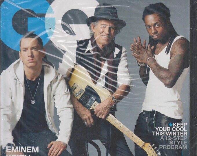 GQ November 2011 Keith Richards, Eminem, Lil Wayne and 43 Other Gods of Rock! (Magazine: Men's Interest)