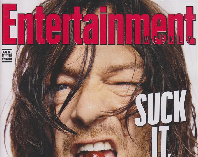 Entertainment weekly January 19, 2018  Norman Reedus &  Season 8 of The Walking Dead
