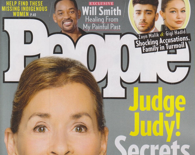 People November 15, 2021 Judge Judy!, Indigenous Women, Will Smith, Gigi Hadid  (Magazine: Celebrity, General Interest)