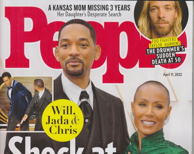 People April 11, 2022 Will, Jada, & Chris Shock At The Oscars  (Magazine: Celebrity)