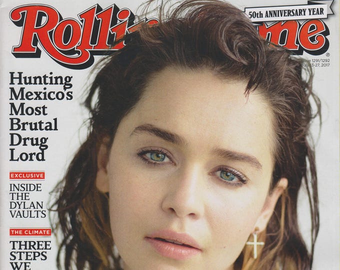 Rolling Stone July 13-27, 2017 Emilia Clarke  The "Game of Thrones" Star Tells All (Magazine: Music, Commentary)