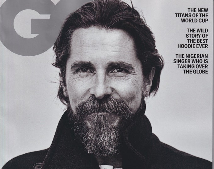 GQ  November 2022 Christian Bale,  World Cup, Nigerian SInger, Best Hoodie (Magazine: Men's, General Interest)