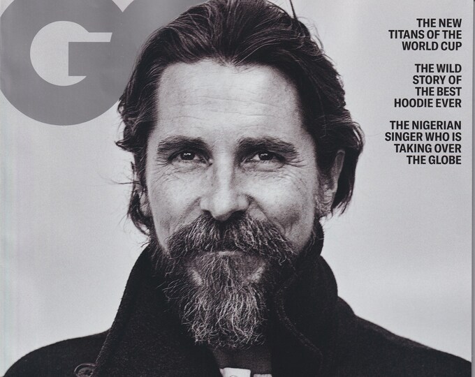 GQ  November 2022 Christian Bale,  World Cup, Nigerian SInger, Best Hoodie (Magazine: Men's, General Interest)