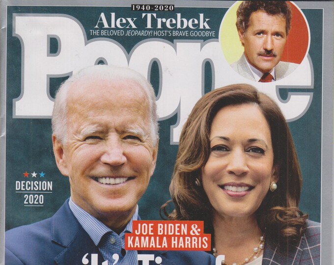 People November 23, 2020 Joe Biden & Kamala Harris,  Alex Trebek  (Magazine, Celebrities)