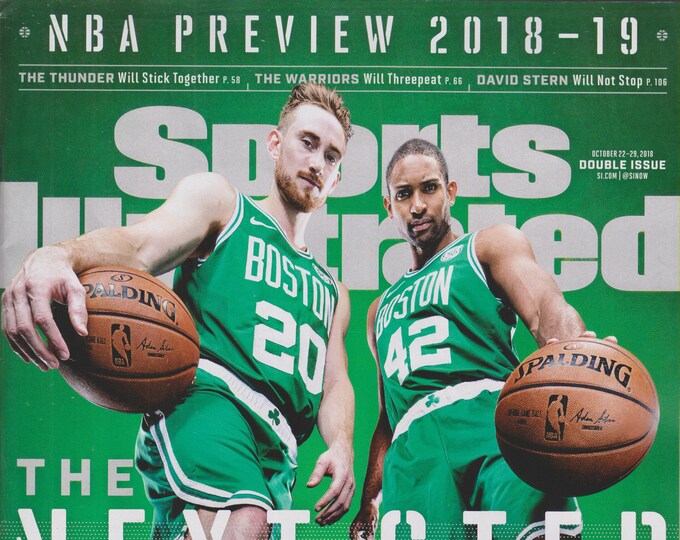 Sports Illustrated October 22-29, 2018 Boston Celtics Gordon Hayward and Al Horford - The Next Step