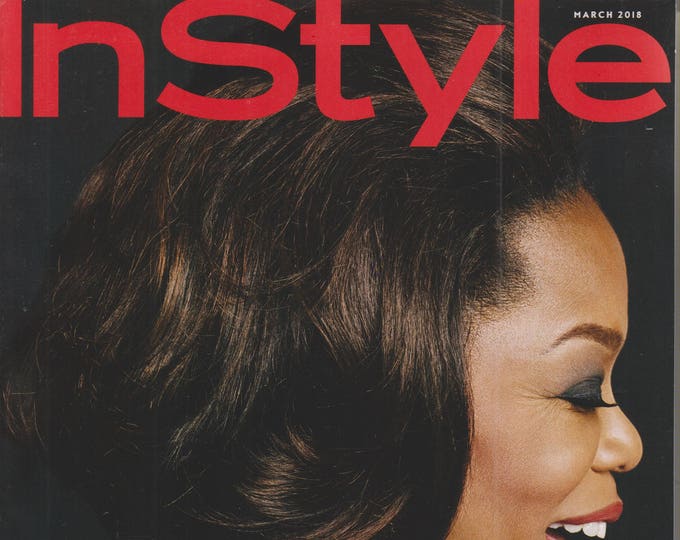 InStyle March 2018 Oprah Winfrey  (Magazine: Fashion, Lifestyle)