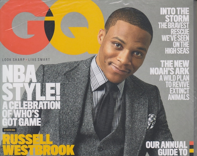 GQ November 2016 NBA Style - Russell Westbrook (Magazine: Men's Interest)