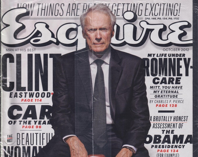 Esquire October 2012 Clint Eastwood & Esquire Working  (Magazine: Men's, General Interest)
