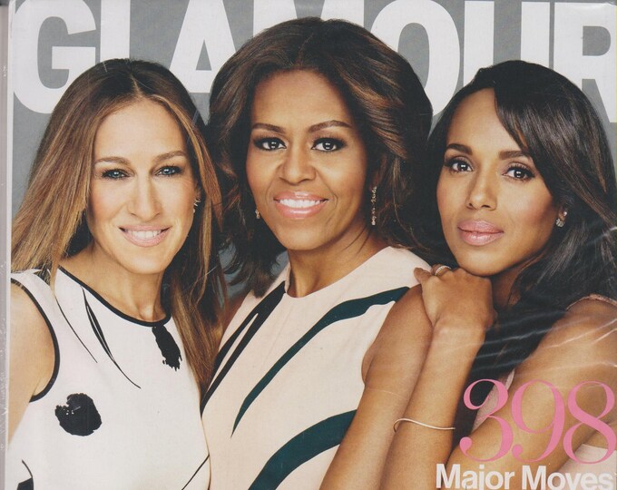 Glamour May 2015 Michelle Obama,  Sarah Jessica Parker, Kerry Washington Power Women!  (Magazine: Women's)