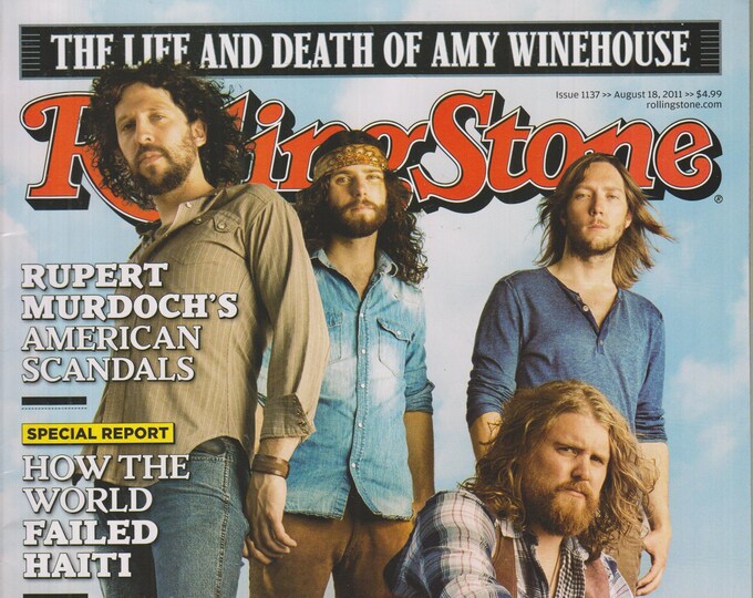 Rolling Stone August 18, 2011 The Sheepdogs; Amy Winehouse  (Magazine: Music, Commentary)