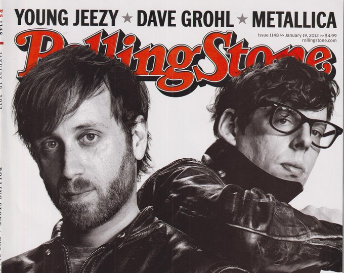 Rolling Stone January 19, 2012 Black Keys Rising, Young Jeezy, Dave Grohl, Metallica  (Magazine: Music, Commentary)