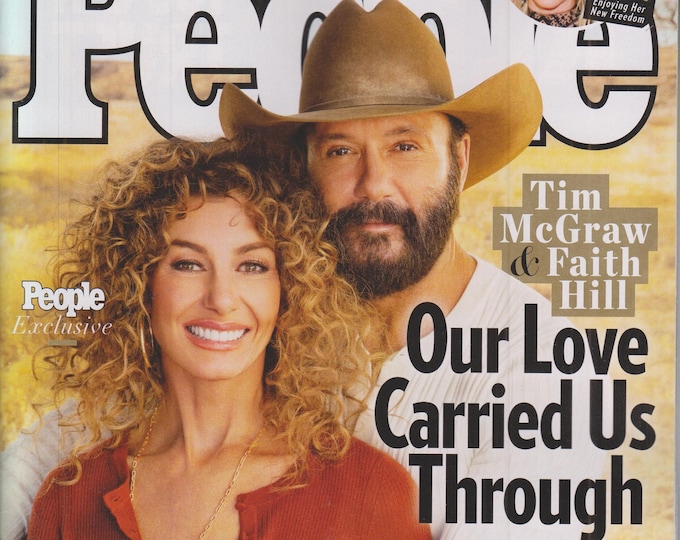 People December 20, 2021 Tim McGraw and Faith Hill, Alec Baldwin, Britney Spears  (Magazine: Celebrity, General Interest)