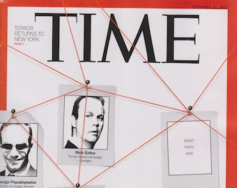 Time November 13, 2017 Mueller's Most Wanted (Magazine: Politics, Current Events, News)