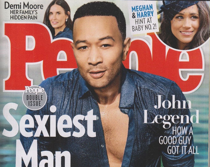 People November 25, 2019 John Legend Sexiest Man Alive!  (Magazine: Celebrities)