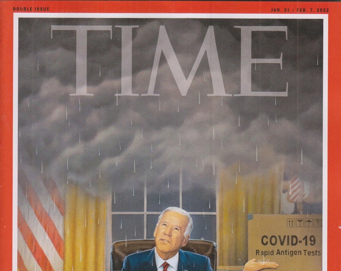 Time January 31 February 7, 2022 Joe Biden Year One (Magazine: Current Events, News)