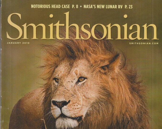 Smithsonian January 2010 Pride and Predation  - The Brutal, Secret World of the King of Beasts (Magazine: History, General Interest)