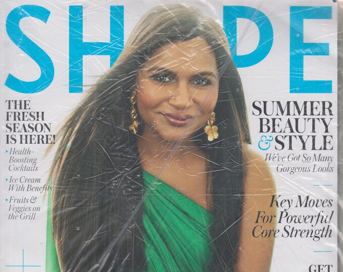 Shape June 2018 Mindy Mindy Kaling - She's Got a Life Vision and She's Making It Happen (Magazine: Health & Fitness)
