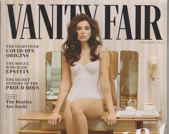 Vanity Fair July August 2021 Dua Lipa(Magazine: General Interest)