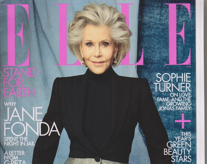 Elle April 2020 Why Jane Fonda Spent the Night In Jail  (Magazine: Women's, Fashion)