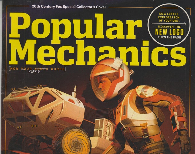 Popular Mechanics October 2015 The Martin Explore Ridley Scott's New Film  (Magazine: Science & Technology)
