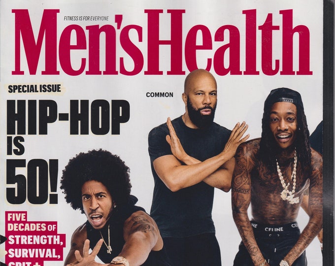 Men's Health September 2023 Hip-Hop is 50! Ludacris, Common, Wiz Khalifa (Magazine: Health, Fitness)
