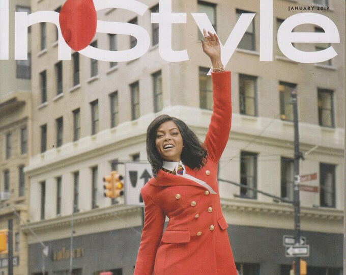 In Style January 2019 Taraji  P. Henson (Magazine Fashion)