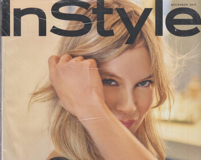 In Style December 2019 Renee Zellweger She's Back, Baby!   (Magazine: Fashion)