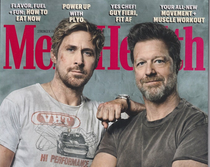 Men's Health May June 2024 Ryan Gosling and David Leitch, Guy Fieri (Magazine: Health, Fitness)