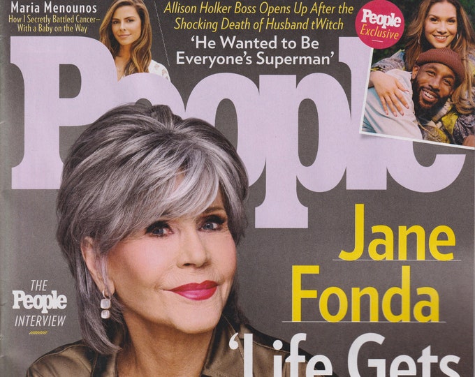 People May 15, 2023 Jane Fonda, Maria Menounos, Allison Holker Boss, tWitch (Magazine: Celebrities)