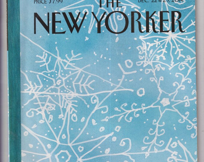 The New Yorker December 22, 2014 Doggone, It's That Time of the Year Again Cover , World Changers Issue (Magazine: General Interest)