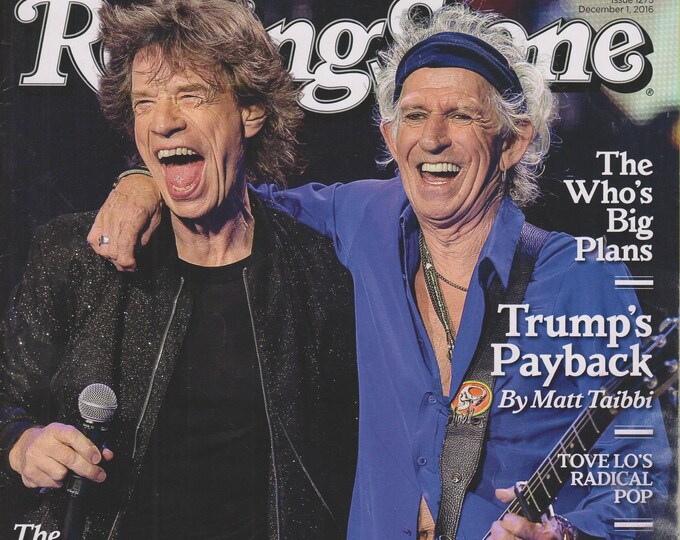 Rolling Stone  December 1, 2016 The Rolling Stones - Back to the Blues (Magazine: Music, Commentary)