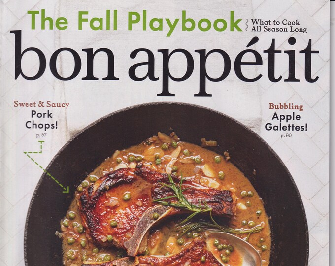 Bon Appetit September 2019 The Fall Playbook - What to Cook All Season Long  (Magazine, Cooking)