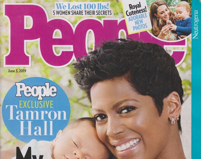 People June 3, 2019 Tamron Hall My Miracle Baby At 48!  (Magazine: Celebrities)