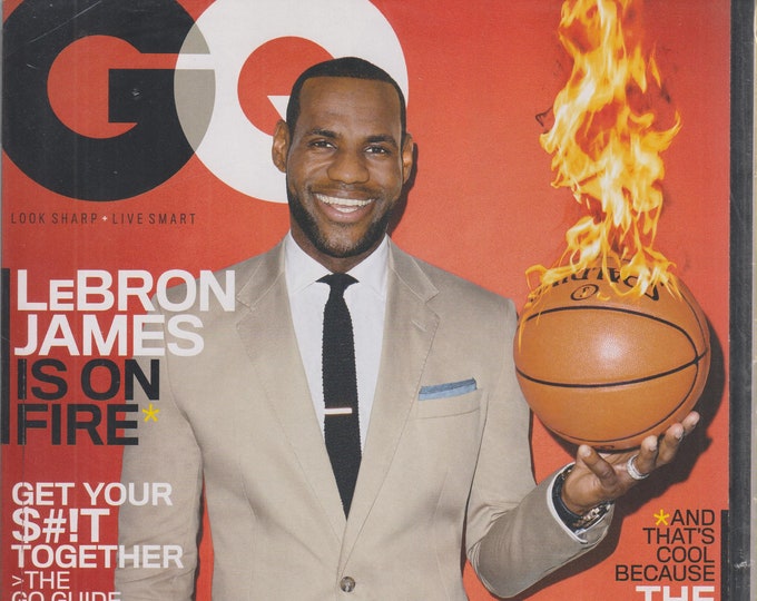 GQ March 2014 LeBron James is on Fire (Magazine: Men's Interest)