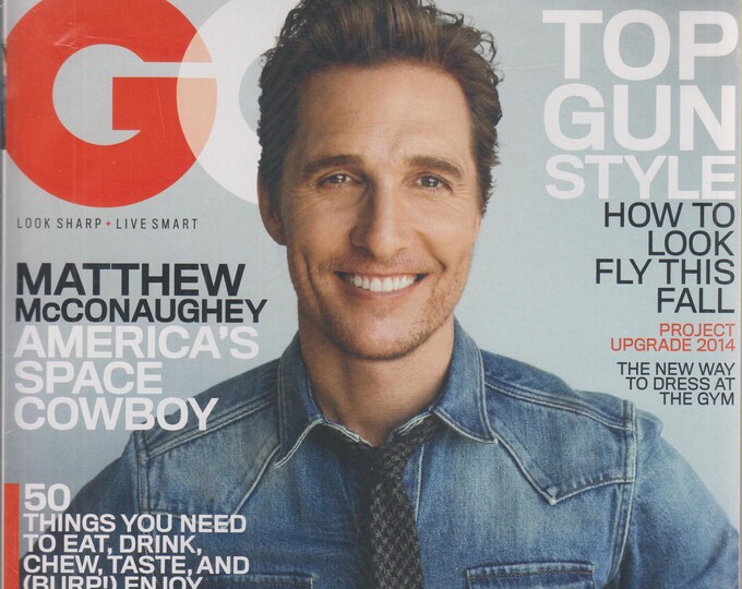 GQ November 2014 Matthew McConaughey America's Space Cowboy (Magazine: Men's Interest)