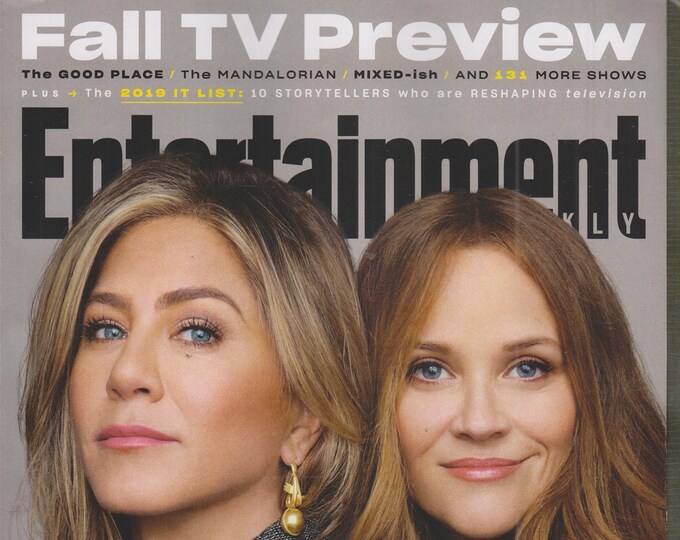 Entertainment Weekly October 2019 Jennifer Aniston & Reese Witherspoon Power Couple (Double Issue)  (Magazine: Entertainment)
