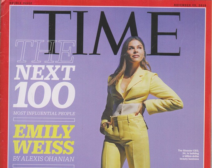 Time November 25, 2019 Emily Weiss  The Next 100 Most Influential People   (Magazine: Current Events, Nonfiction)