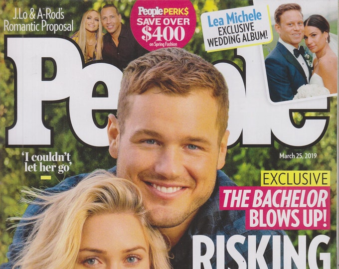 People March 25, 2019 The Bachelor Blows Up! Risking It All For Love (Magazine: Celebrities)