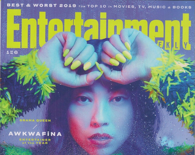 Entertainment Weekly January 2020 Awkwafina Entertainer of the Year (Magazine: Movies, Music, Film, TV,  Books, Celebrities)