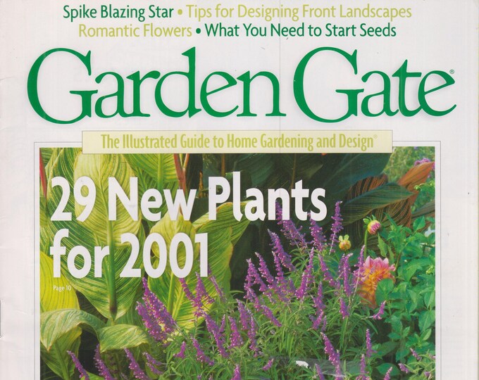 Garden Gate February 2001 29 New Plants, Money Saving Strategies for Your Garden   (Magazine: Gardening)