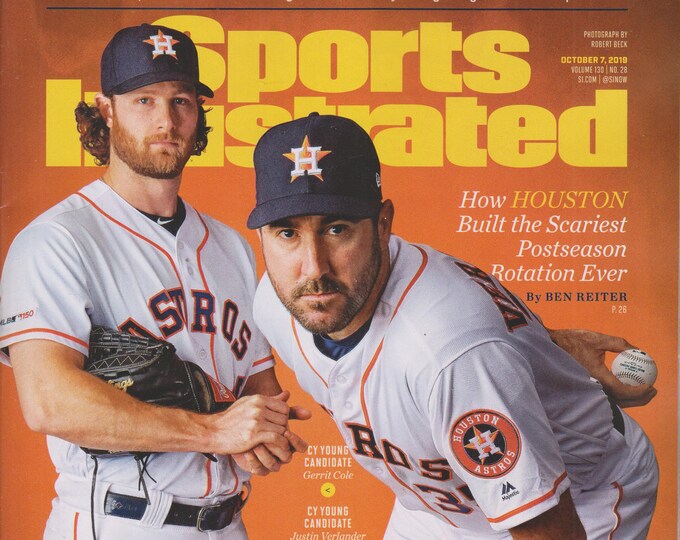 Sports Illustrated October 7, 2019 October Best Gerrit Cole & Justin Verlander   (Magazine: Sports)