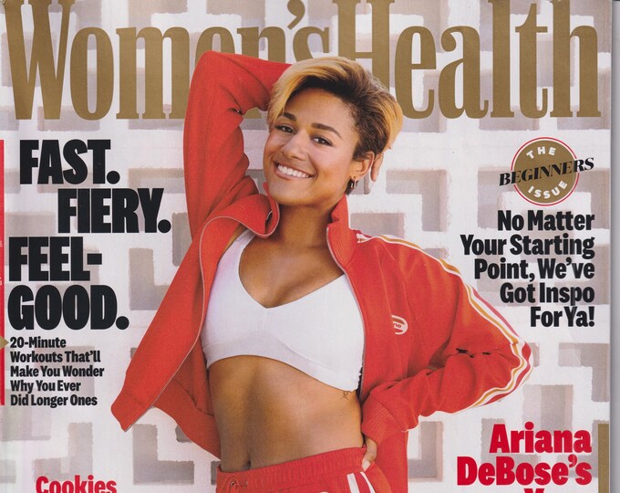 Women's Health January February 2023 Ariana DeBose, Fast Fiery Feel-Good Workouts   (Magazine: Health & Fitness)