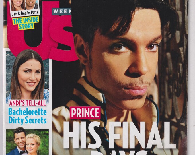 US Weekly May 23, 2016 Prince, Jennifer Garner, Ben Affleck, Kaitlin Doubleday, Andi Dorfman (Magazine: Celebrity, Gossip)