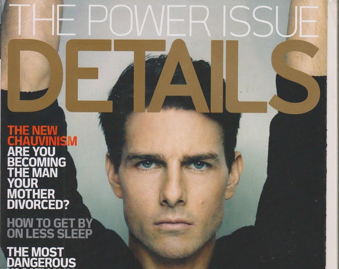 Details December 2008 Tom Cruise The Power Issue  (Magazine: Men's, General Interest)