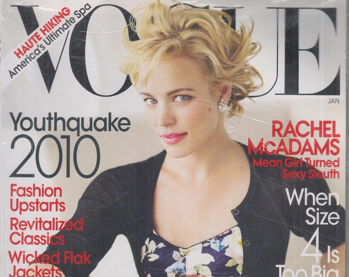 Vogue January 2010 Rachel McAdams   (Magazine: Fashion)