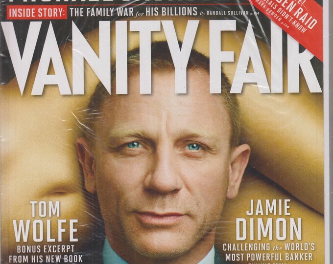 Vanity Fair November 2012 Bond Daniel Craig is Stirred, Not Shaken  (Magazine: Human Interest)